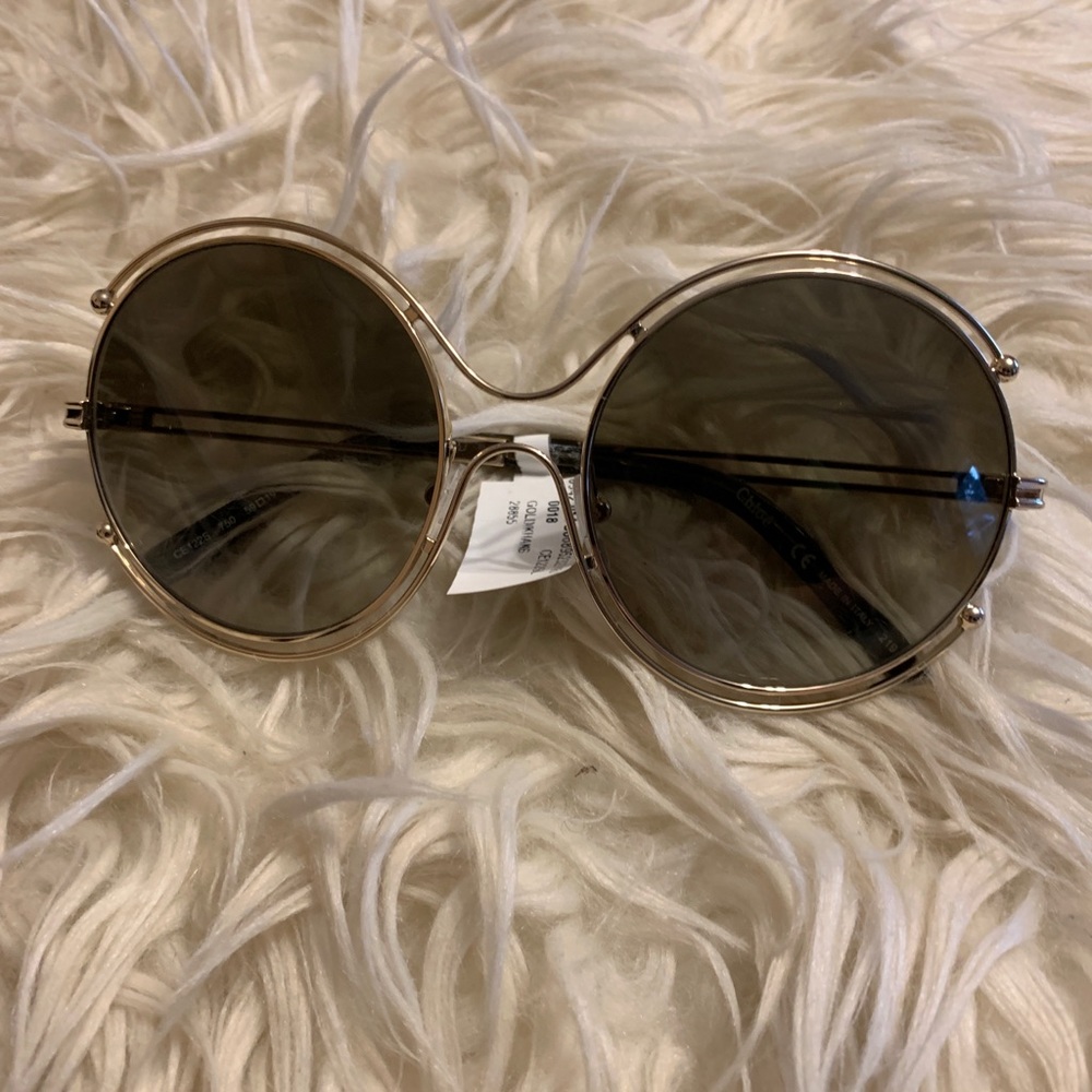 CHLOÉ Gold sunglasses (new)